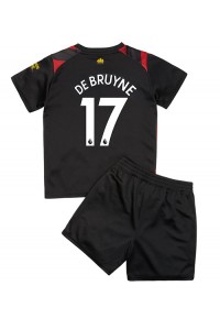 Manchester City Kevin De Bruyne #17 Babytruitje Uit tenue Kind 2022-23 Korte Mouw (+ Korte broeken)